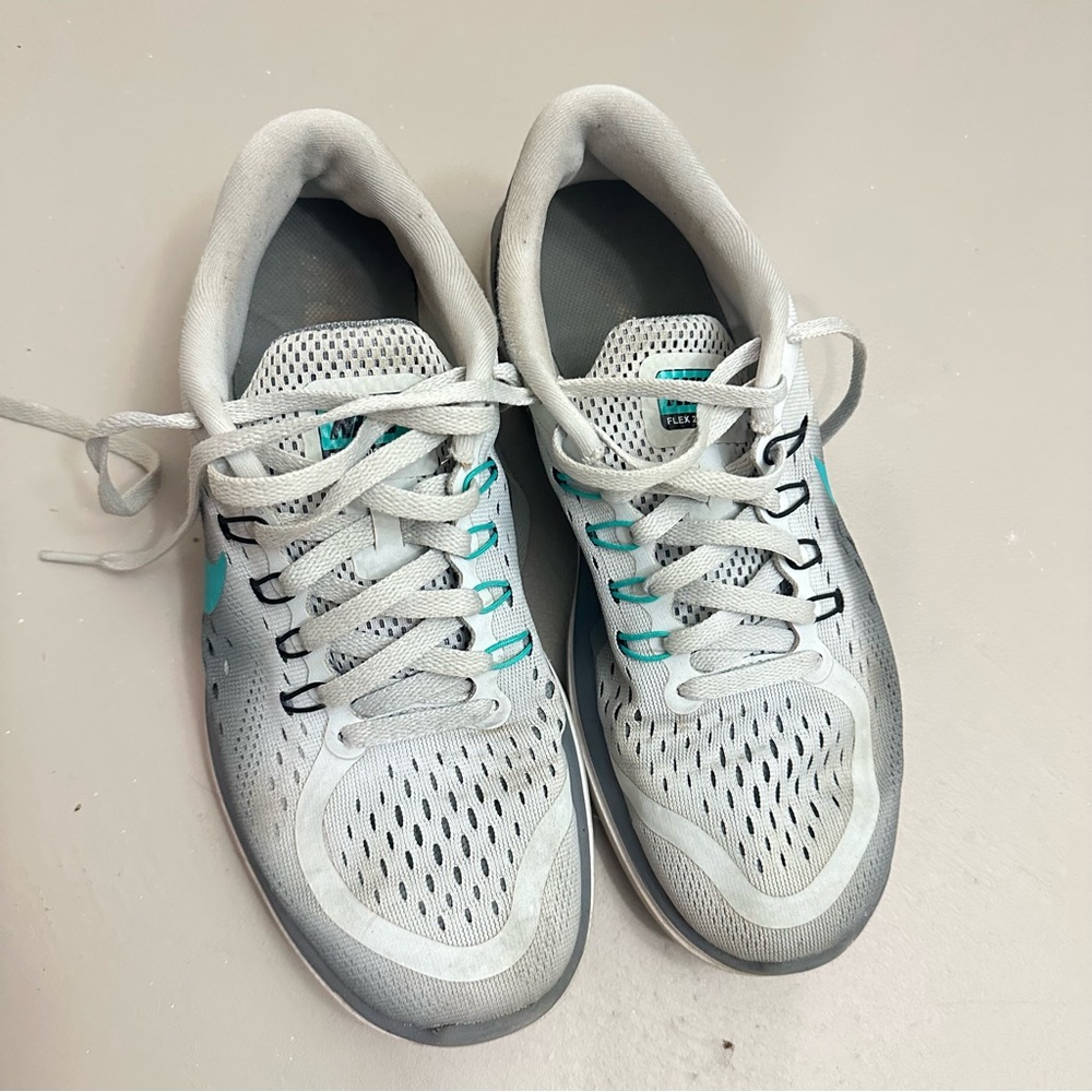 Nike Gray and Teal Sneakers